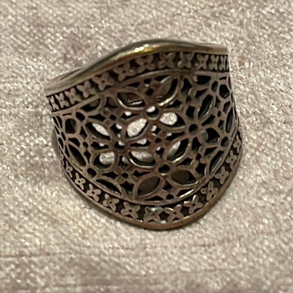 Vintage Premier Designs Moroccan Ring Size 7